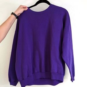 Hanes Purple Sweatshirt